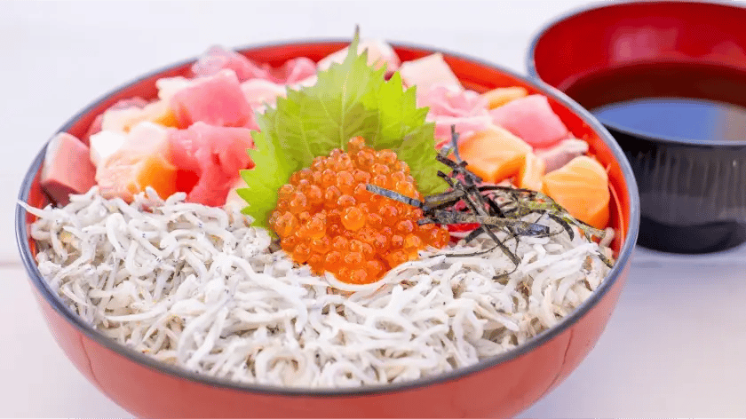 淡路産しらすと海鮮まぶし丼セット