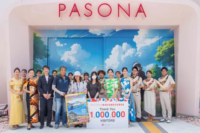 PASONA NATUREVERSE」 の来場者数が100万人達成しました!