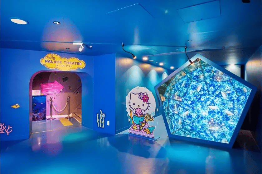 HELLO KITTY SMILE 乙姫竜宮城メディアアートエリア