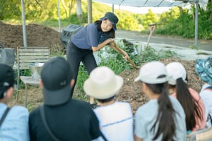 Awaji Nature Lab & Resort チームビルディングプランの様子