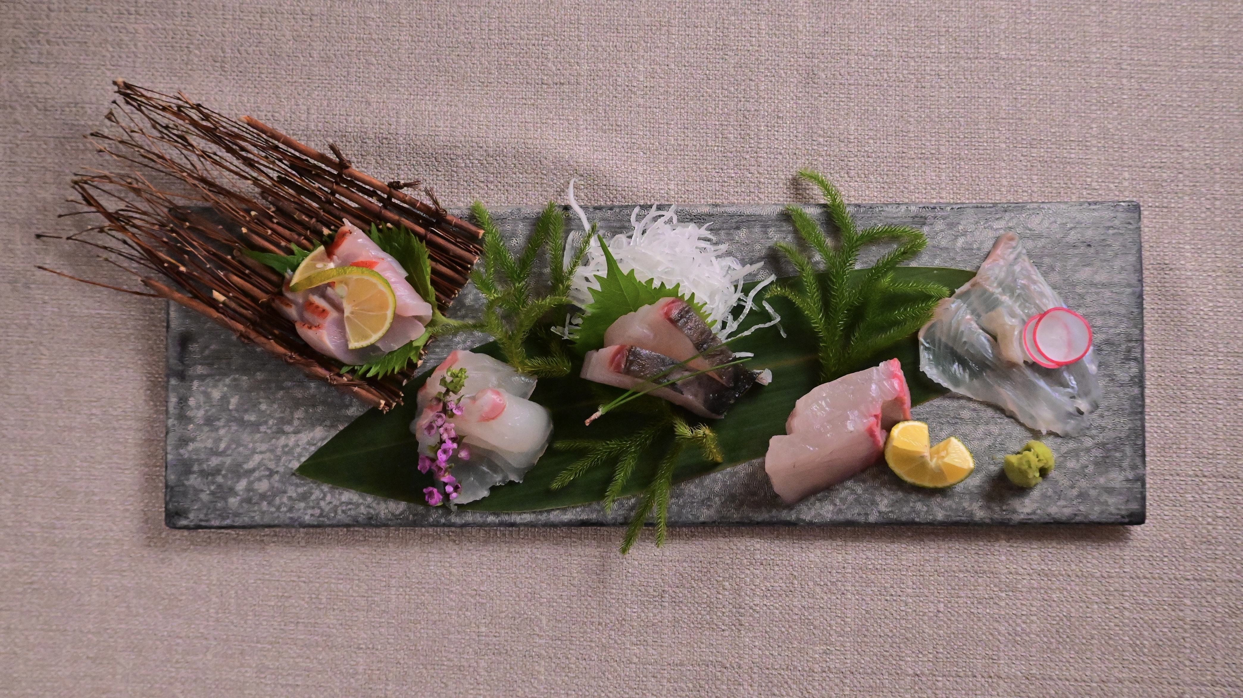 刺身・焼物・天ぷらなどで豪快提供