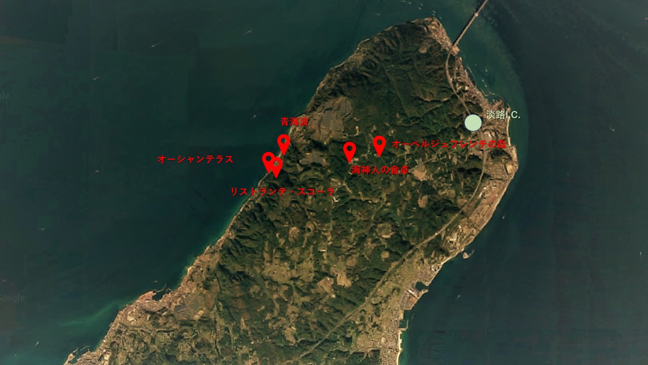 淡路島西海岸MAP