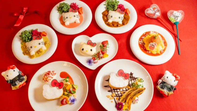 ハローキティのかわいいが詰まったオリジナルフード