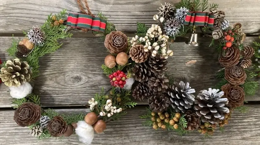 winter wreathクリスマスリース